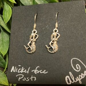 Handmade mermaid earrings